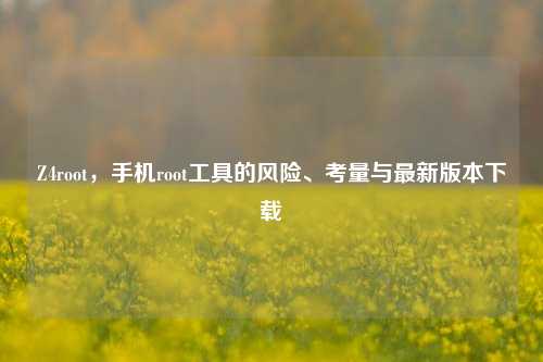 Z4root，手机root工具的风险、考量与最新版本下载