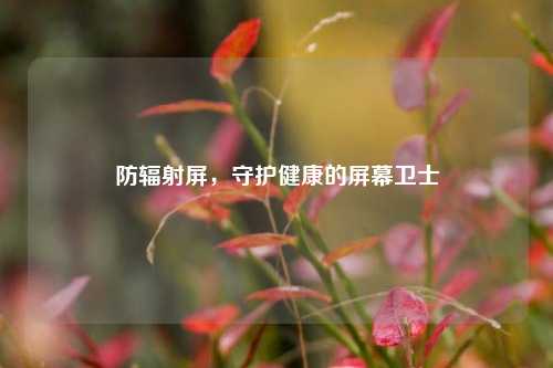 防辐射屏,守护健康的屏幕卫士