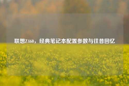联想Z460，经典笔记本配置参数与往昔回忆