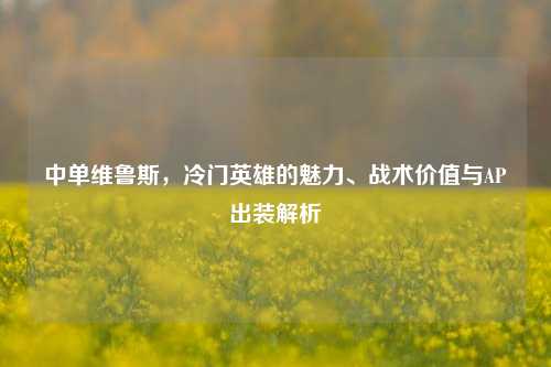 中单维鲁斯，冷门英雄的魅力、战术价值与AP出装解析