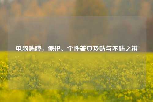 电脑贴膜,保护、个性兼具及贴与不贴之辨