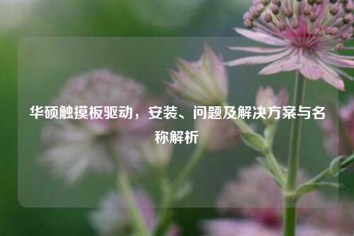 华硕触摸板驱动，安装、问题及解决方案与名称解析