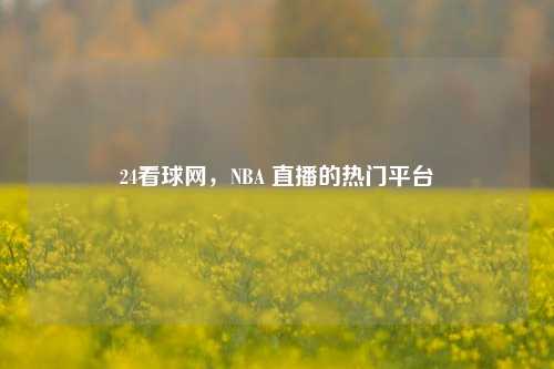 24看球网，NBA 直播的热门平台