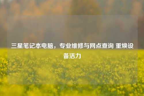 三星笔记本电脑，专业维修与网点查询 重焕设备活力