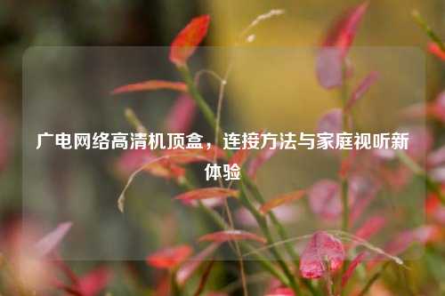 广电网络高清机顶盒，连接方法与家庭视听新体验