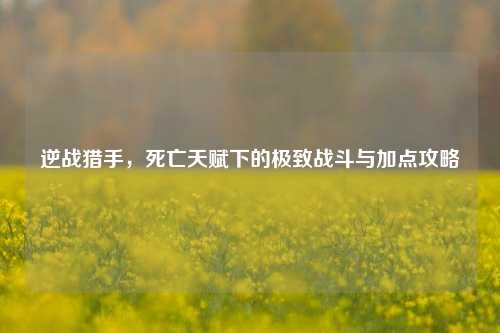 逆战猎手，死亡天赋下的极致战斗与加点攻略