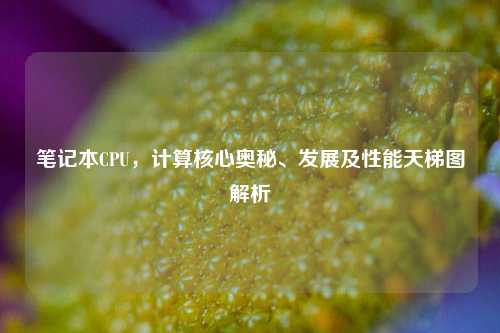 笔记本CPU,计算核心奥秘、发展及性能天梯图解析