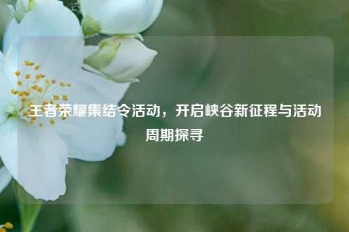 王者荣耀集结令活动，开启峡谷新征程与活动周期探寻