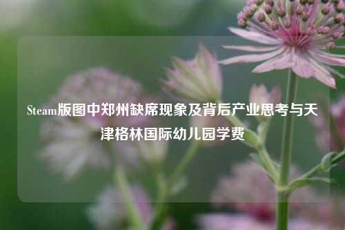 Steam版图中郑州缺席现象及背后产业思考与天津格林国际幼儿园学费