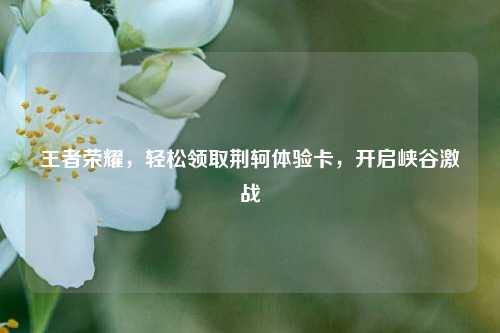 王者荣耀，轻松领取荆轲体验卡，开启峡谷激战