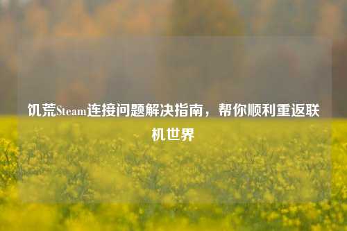 饥荒Steam连接问题解决指南，帮你顺利重返联机世界