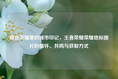 藏在荣耀里的城市印记,王者荣耀荣耀地标图片的情怀、共鸣与获取方式