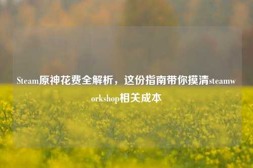 Steam原神花费全解析，这份指南带你摸清steamworkshop相关成本
