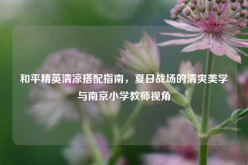 和平精英清凉搭配指南,夏日战场的清爽美学与南京小学教师视角