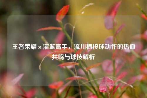 王者荣耀×灌篮高手，流川枫投球动作的热血共鸣与球技解析