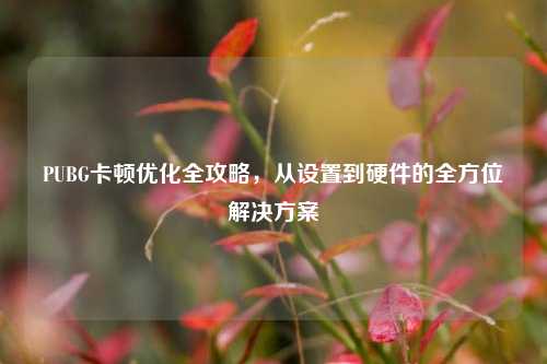 PUBG卡顿优化全攻略，从设置到硬件的全方位解决方案