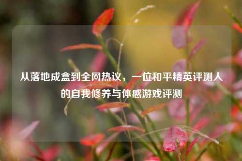 从落地成盒到全网热议,一位和平精英评测人的自我修养与体感游戏评测