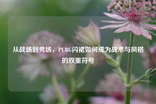 从战场到秀场,PUBG闪裙如何成为战术与风格的双重符号