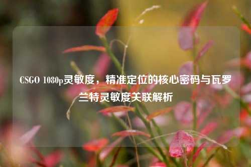 CSGO 1080p灵敏度，精准定位的核心密码与瓦罗兰特灵敏度关联解析