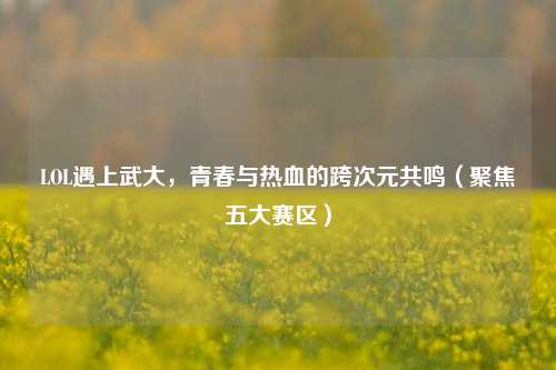 LOL遇上武大,青春与热血的跨次元共鸣(聚焦五大赛区)