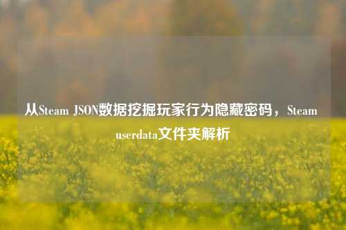 从Steam JSON数据挖掘玩家行为隐藏密码,Steam userdata文件夹解析
