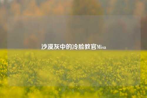 沙漠灰中的冷脸教官Misa