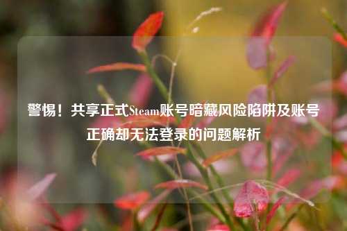 警惕！共享正式Steam账号暗藏风险陷阱及账号正确却无法登录的问题解析