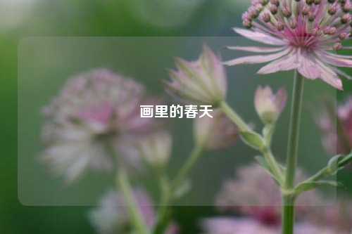 画里的春天