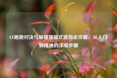 CF跑跑对决与躲猫猫模式建房全攻略，从入门到精通的详细步骤