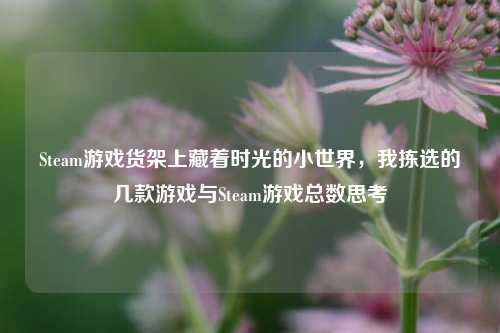 Steam游戏货架上藏着时光的小世界,我拣选的几款游戏与Steam游戏总数思考
